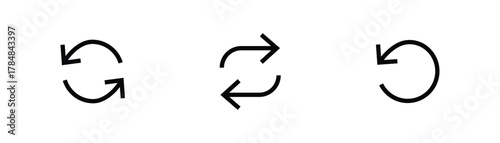 double reverse arrow, replace icon, exchange, Cashback Refund money, convert icon, trade, return icons button, vector, sign, symbol, logo, illustration, editable stroke, flat design style isolated