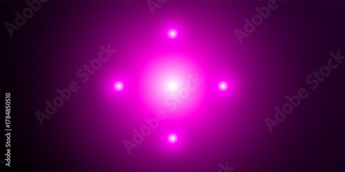 Luminous purple speed. Neon color glowing lines background, high-speed light trails effect. Futuristic dynamic motion technology.