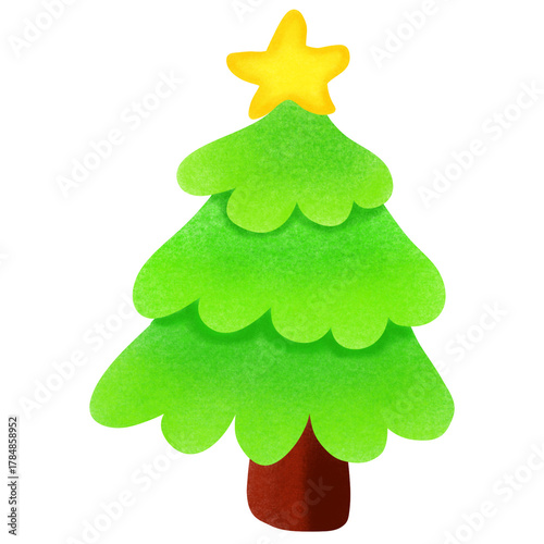 green christmas tree