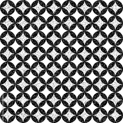 black and white seamless pattern