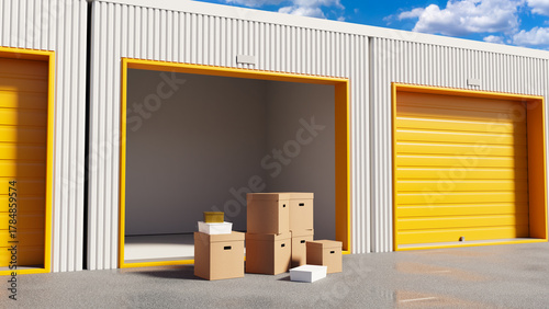 Warehouse storage unit with...