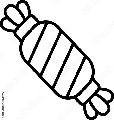 The icon of candy and treats is often associated with holidays and parties.