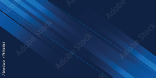 Abstract dark blue background with modern corporate concept presentation eps10