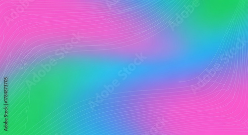 Vibrant abstract gradient background with pink green and blue hues