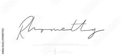 creative modern stylish calligraphy letter logo design