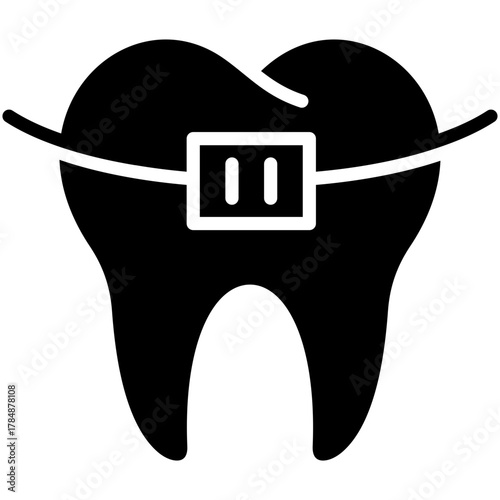 Braces Icon Element For Design