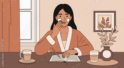  Real Self-Care Rituals Vector Illustration