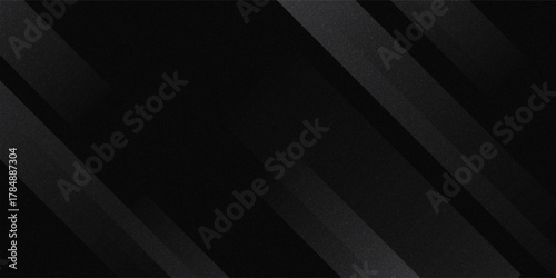 Black abstract geometric background. Modern shape concept.