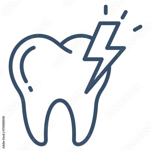 Tooth Pain Icon Element For Design