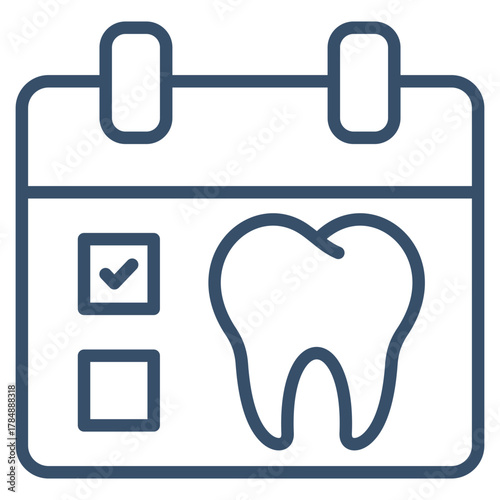 Dentist Appointment Icon Element For Design