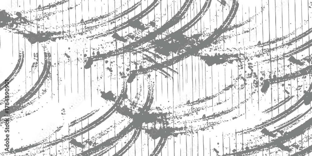 Obraz premium Grungy abstract texture with distressed brush strokes and vertical lines