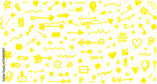 Colorful seamless pattern with numbers vector illustration design