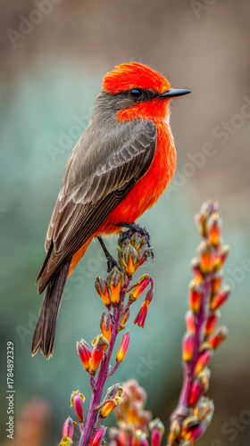 Vermilion flycatcher
