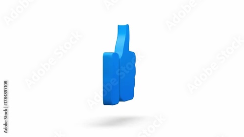 Symbolic feedback: Thumbs up and thumbs down representing approval and rejection visualization