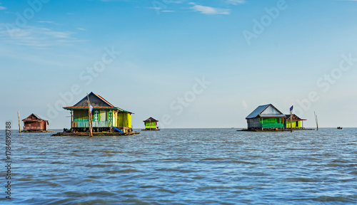 Fotografie maisons flottantes Sulawesi