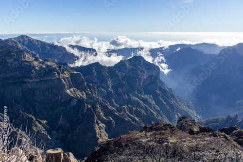 Pico Ruivo, Madeira’s highest peak, offers breathtaking 360° views of rugged mountains and cloud seas, reached by scenic trails from Pico do Arieiro or Achada do Teixeira.