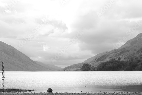 Loch Shiel near Glenfinnan in the Scottish highlands, Scotland