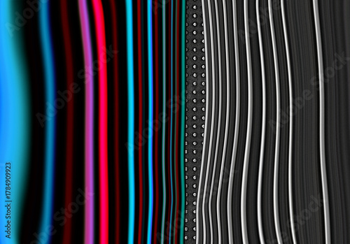 Layered Flow – Vibrant Abstract Terrain Pattern with Wavy Multicolor Lines. The Screen layered design resembles a digital terrain or soundwave flow, evoking motion, depth, and futuristic energy.