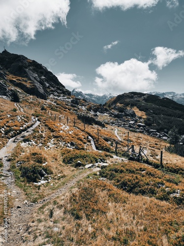 Summit View on Panoramaweg, Wagrain: Vertical Hike Through Early Alpine Autumn