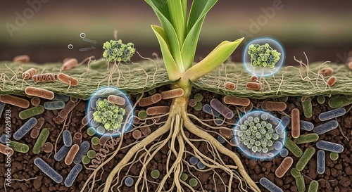 Bacterial consortium promoting sustainable crop yield