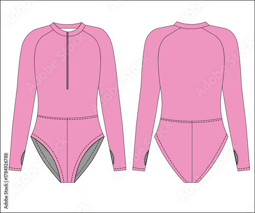 New swimsuit mock up with shorts design illustration editable vector design.