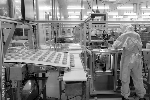 菓子工場　製造ライン