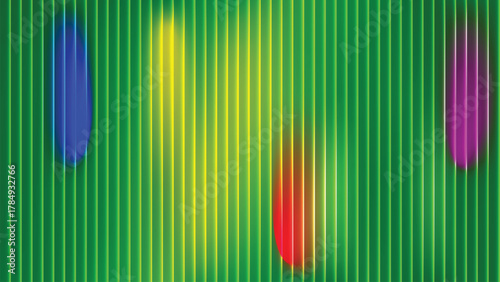 Abstract Gradient Flow of Blue Glass Waves with Luminous Transparency