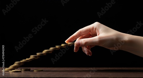 Financial contribution suggesting community support and charitable giving. Resources flowing into a needy cause to foster growth and aid ,volunteering ,charity ,resource