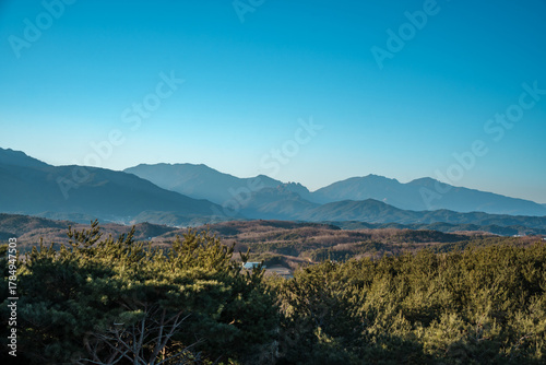 Coastal City Skyline from Naksansa Temple, South Korea
