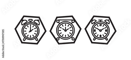 Modern Vector Stopwatch Icons, Simple Flat Design Time Symbol Set, vector illustration eps 10.


