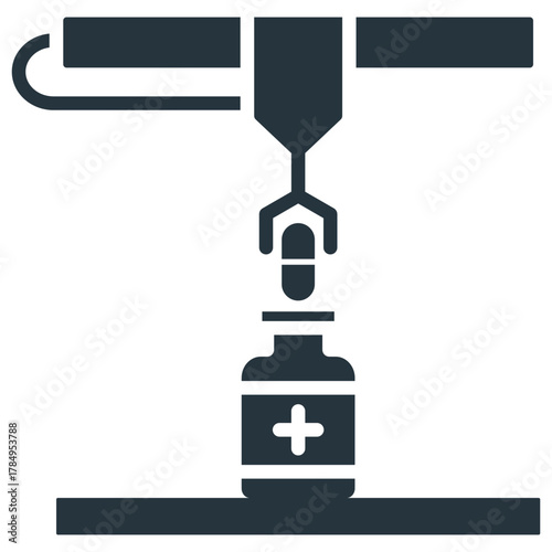 Pharmaceutical Industry Glyph Icon