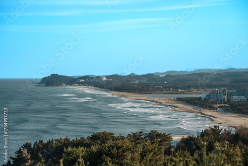 East Sea Coastline from Naksansa Temple, South Korea