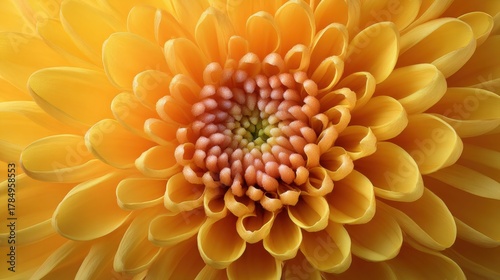 Vibrant macro view of flower center with detailed petal patterns for botanical art