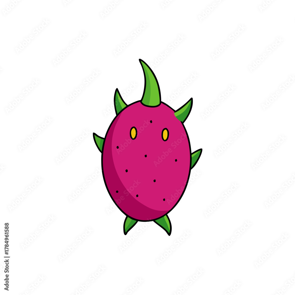 Fototapeta premium vector illustration of an apple