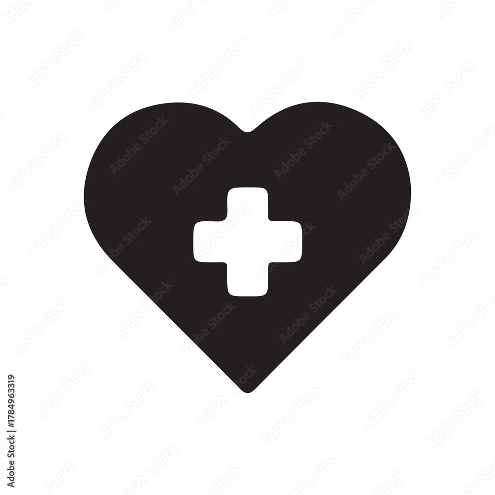 Obraz premium first aid heart