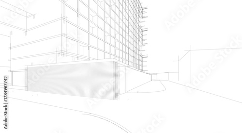 architecture building 3d 