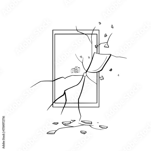 Broken camera screen repair cracked glass replacement cost fix phone tablet photography device service shop near me