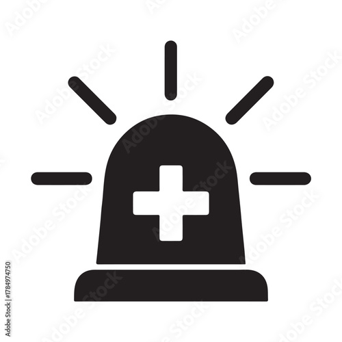 Emergency icon vector 