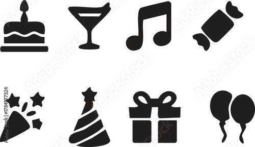 Confetti cone for celebration and festive time