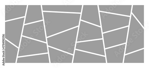 Grid with irregular geometric shapes, perfect for creating modern mood boards or banners