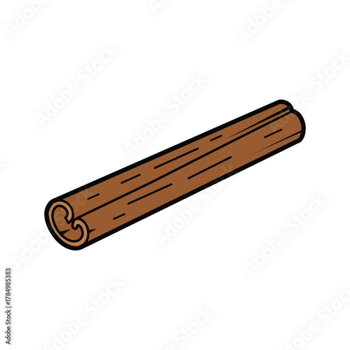 cinnamon stick vector illustration.eps