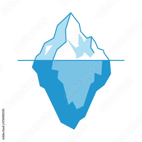 Iceberg vector illustration.eps
