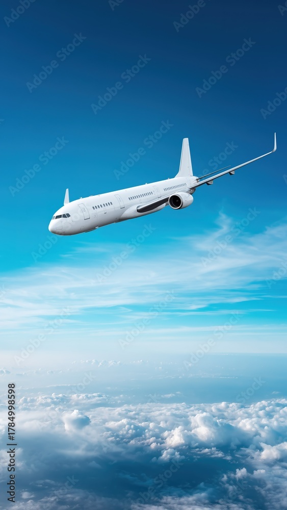 Fototapeta premium airplane in the sky