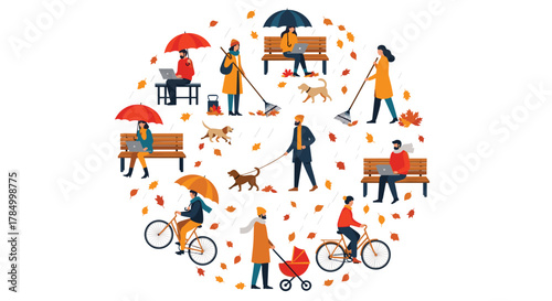 A delivery person wearing protective gear carries a package safely to its destination.