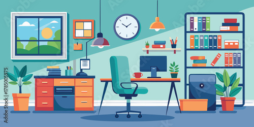 living room interior with furniture