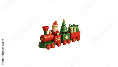 3D Christmas Train Set
