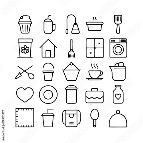 home appliances icons