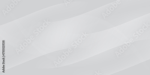 Curtain white wave soft shadow and blurred. frabic shapes curve designs. abstract backround on isolated. Vector Modern