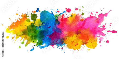 Abstract colorful fantasy watercolor background texture .splash acrylic colorful background .banner for wallpaper .watercolor wash aqua painted texture .abstract hand paint square stain backdrop .