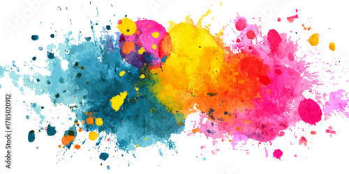 Abstract colorful fantasy watercolor background texture .splash acrylic colorful background .banner for wallpaper .watercolor wash aqua painted texture .abstract hand paint square stain backdrop .